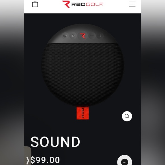 Rad golf speaker. Magnetic (for golf cart). New in box - Picture 1 of 3